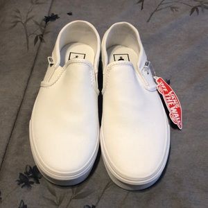 Brand New All White Vans